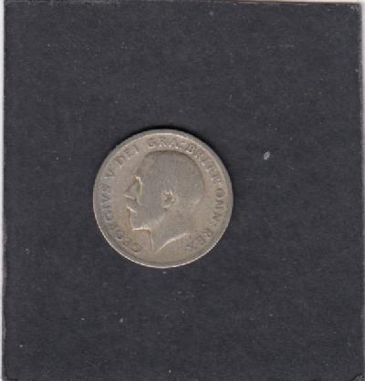 Beschrijving: 6 Pence  GEORGIUS V  